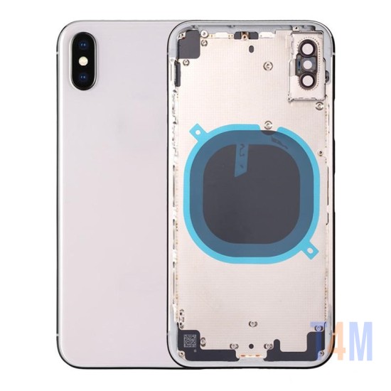 TAMPA TRASEIRA COM FRAME APPLE IPHONE XS BRANCO